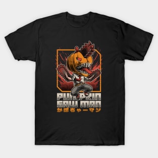 Pumpkin Saw Halloween - Cool Anime Gift T-Shirt